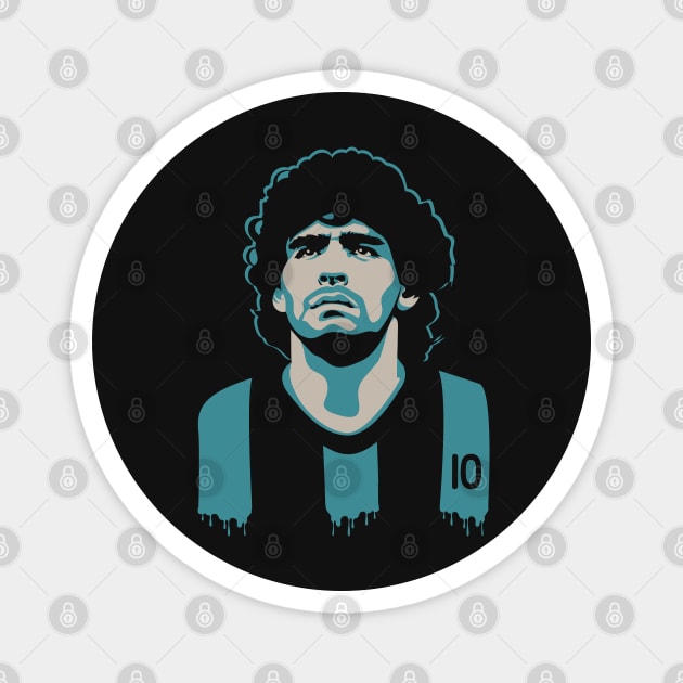 Diego Maradona Magnet by StripTees